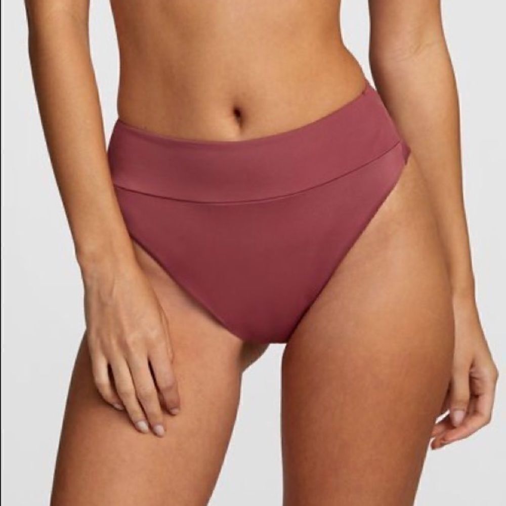 RVCA Solid High Rise Bikini Bottom Size S - Picture 11 of 11